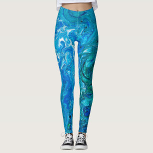 Leggings Elegante Crazy Lace Agate 2 - Blue Aqua