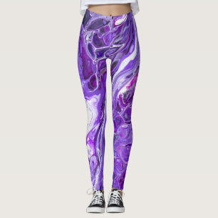 Leggings Elegante Crazy Lace Agate 7 - Ultra Violet Purple
