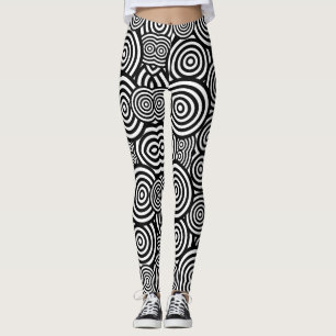 Leggings Elegante en blanco y negro