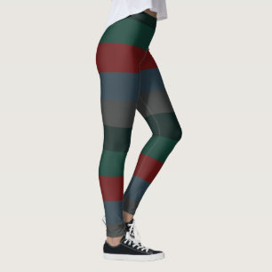 Leggings Elegante festivo patrón simple rayado oscuro profu