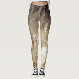 Leggings Elegante gráfico de energía Quartz transparente