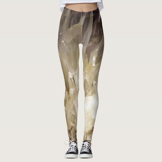 Leggings Elegante gráfico de energía Quartz transparente (Anverso)