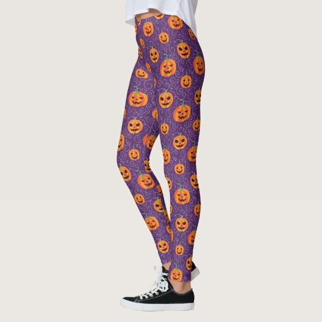 Leggings Elegante Jack O' Lanterns (Izquierda)