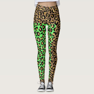 Leggings Elegante Leggencias de impresión de animales de Le