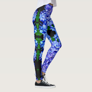 Leggings Elegante magenta azul púrpura de color claro hidra