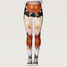 Elegante Patrón Floral de color Blanco Rojo y Agua