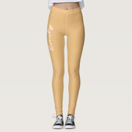 Leggings Elegante "Peach Fuzz" personalizado