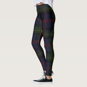 Leggings Elegante Plaid Rustic Classic Holiday Tartán