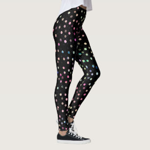 Leggings Elegante Purpurina irlandés con puntos de diseño n