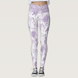 Leggings Elegante regalo de estilo romántico índigo rococó