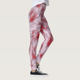 Leggings Elegante Resumen Patrón de flujo suave suave |