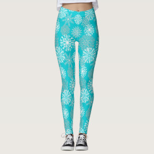 Leggings Elegante Verde azulado Navidades de vacaciones de 
