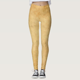Leggings Elegante viejo papel usado estilo plantilla modern