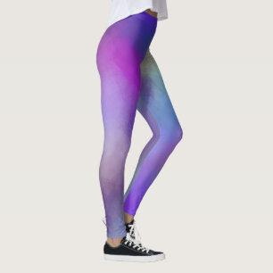 Leggings Elegante y colorido moderno Abstract Art Template
