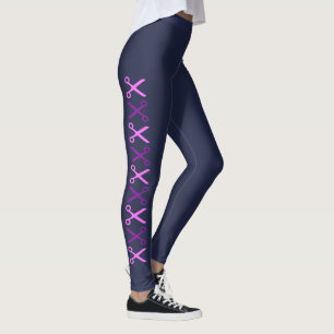 Leggings Elegante y elegante tijera púrpura