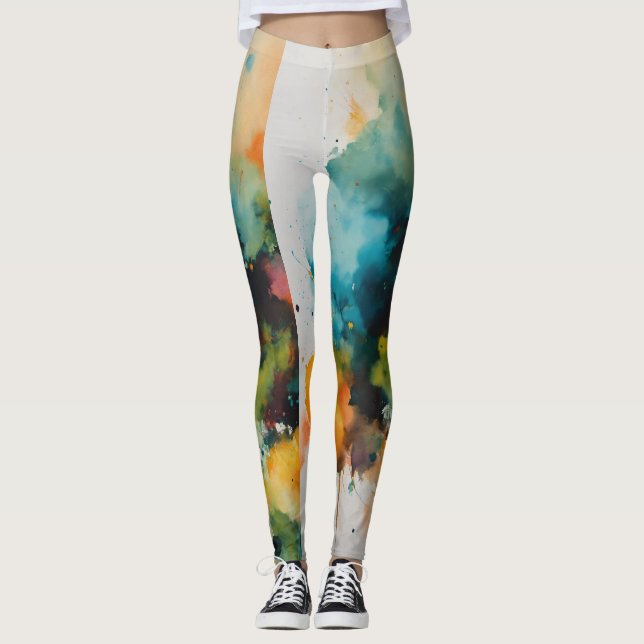 Leggings "Elegante y vibrante: Explore nuestro programa tod (Anverso)