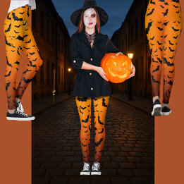 Leggings Elegantes, Divertidas y Versátiles Murciélagos Esp