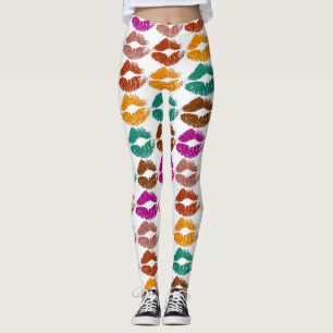 Leggings Elegantes Labios Coloridos #22