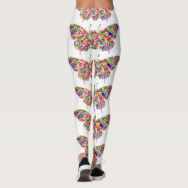 Leggings Elegantes leggantas de mariposa de bonito