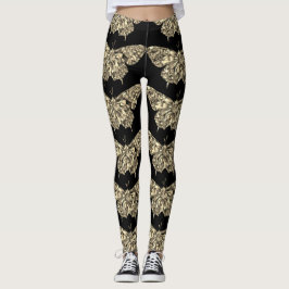 Leggings Elegantes leggantas de mariposa de bonito