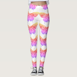 Leggings Elegantes leggantas de mariposa de bonito
