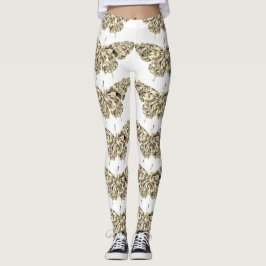 Leggings Elegantes leggantas de mariposa de bonito