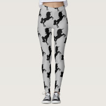 Elegantes leggantas de unicornio de bonito