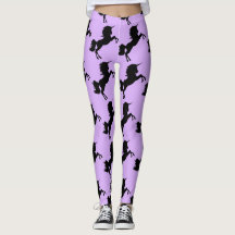 Elegantes leggantas de unicornio de bonito