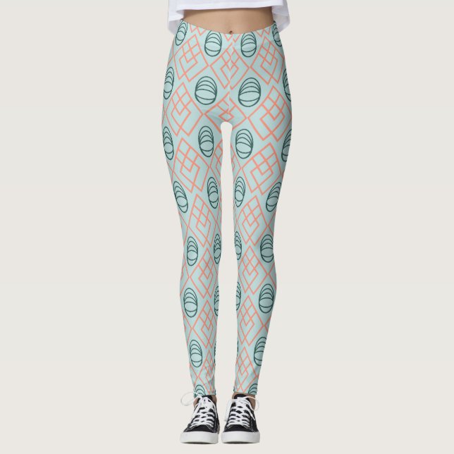 Leggings Elementos Art Deco (Anverso)
