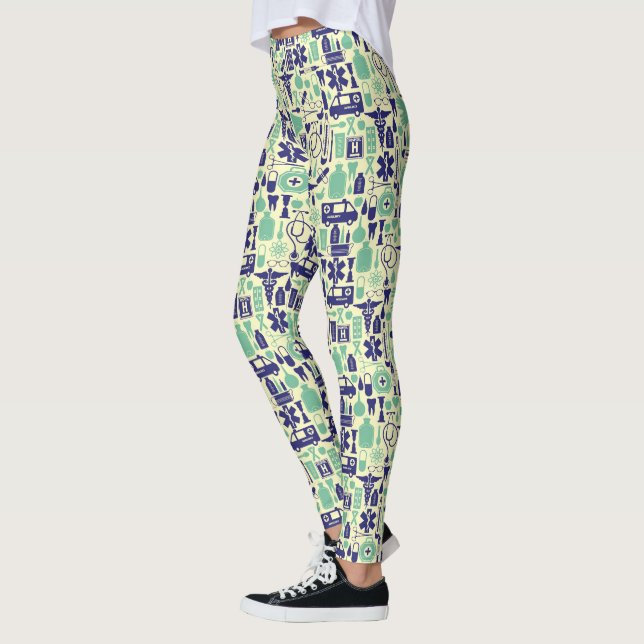 Leggings Elementos médicos (Izquierda)
