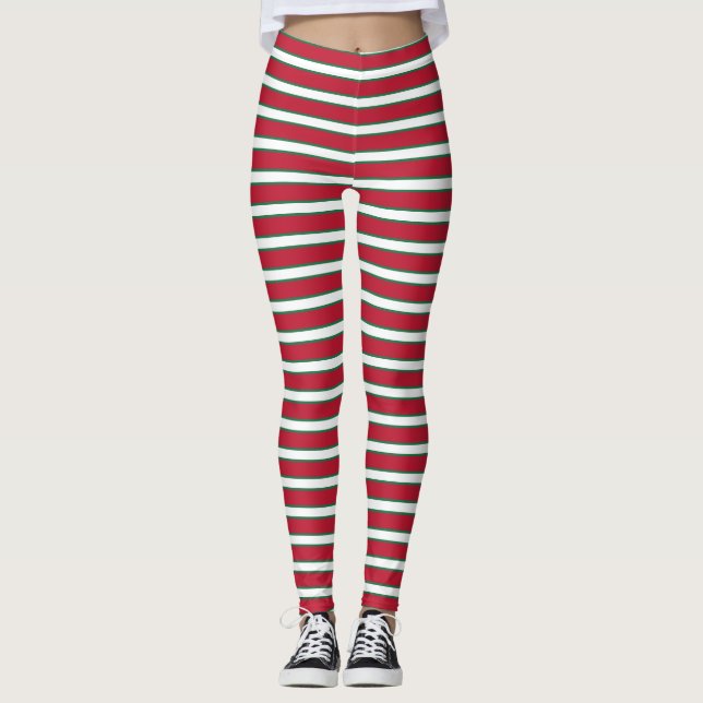 Leggings Elf Navidades a rayas (Anverso)