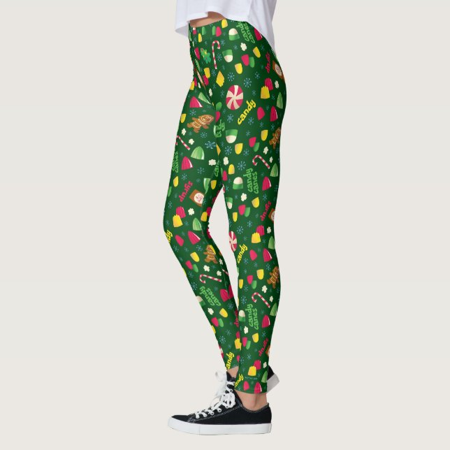 Leggings Elf the Movie Candy Pattern (Izquierda)