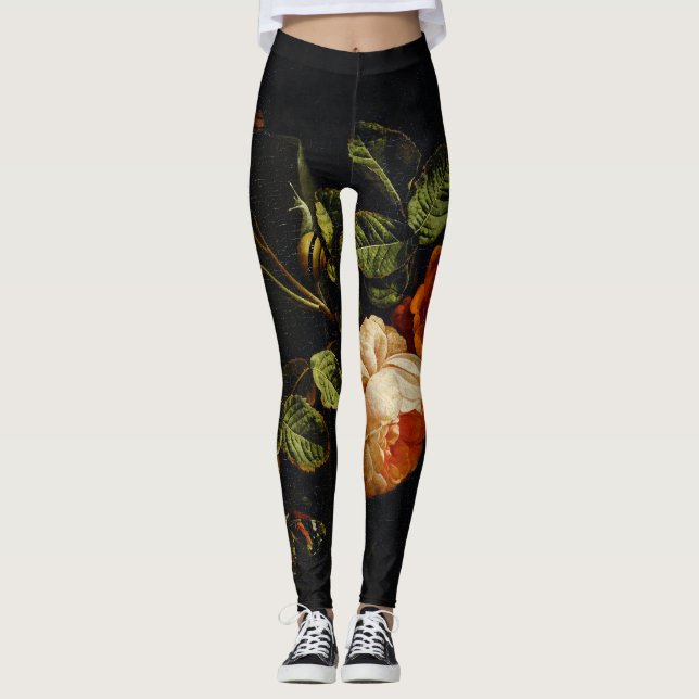 Leggings Elias van den Broeck, Vida fija con Rosas (Anverso)