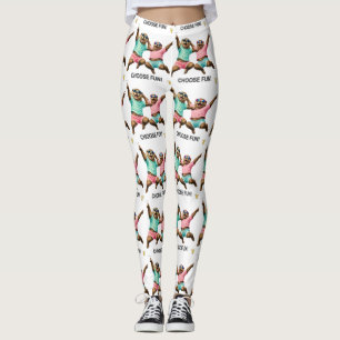 Leggings Elige el Dúo de Nutrias Divertidas