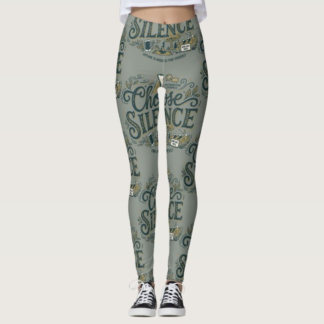Leggings Elige el Silencio (Anverso)