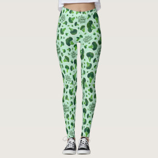 Leggings Ella está picando brócoli Humor novedad Gen X