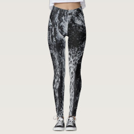Leggings Ellie the Elephant Unique Wild Animal Portrait Art