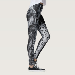 Leggings Ellie the Elephant Unique Wild Animal Portrait Art