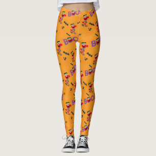 Leggings Elmo   Patrón de boo de Halloween