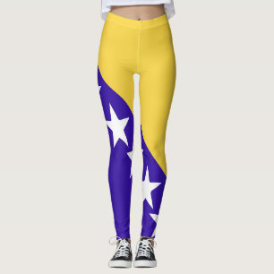 Leggings Emblema de bandera de Bosnia y Herzegovina