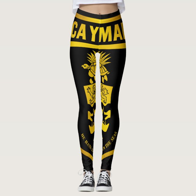 Leggings Emblema de las Islas Caimán (Anverso)