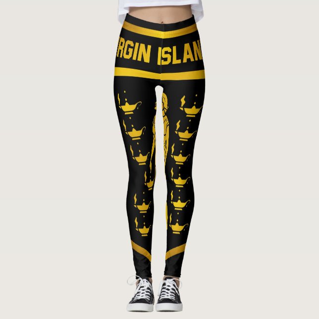 Leggings Emblema de las Islas Vírgenes (Anverso)