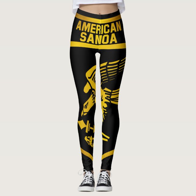 Leggings Emblema de Samoa Americana (Anverso)