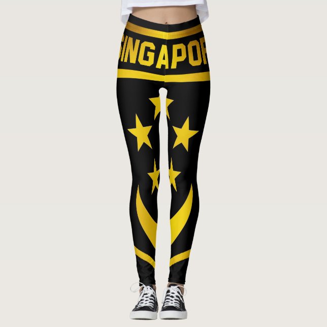 Leggings Emblema de Singapur (Anverso)