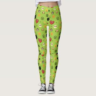 Leggings Emoji colorida