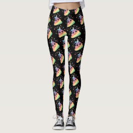 Leggings Emoji de arcoíris de unicornio