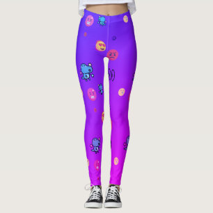 Leggings emoji de dinosaurios de amor enojado
