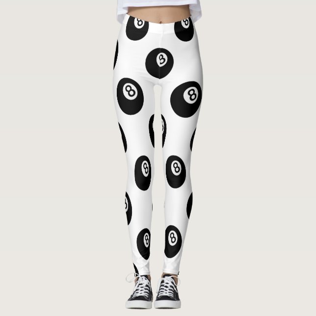 Leggings emoji de ocho piernas de pelota (Anverso)