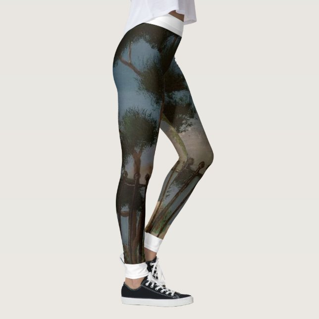 Leggings ¡Empápelo todo adentro!  Las polainas de las (Derecha)
