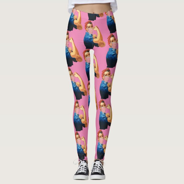 Leggings Empoderamiento femenino enmascarado Thunder_Cove (Anverso)